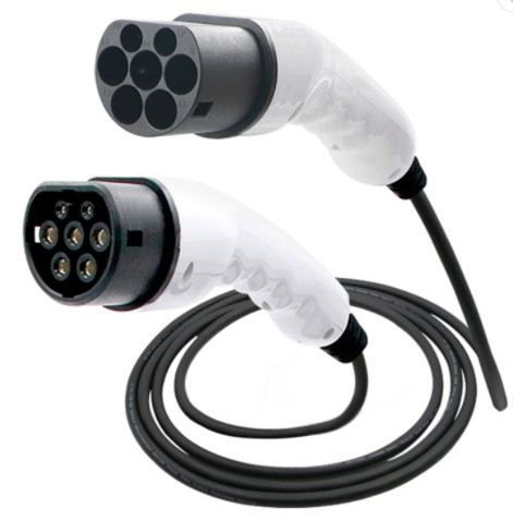 최신 회사 사례 케이블 유형 2 샤르게폰티 TUV SAEJ1772 IP67을 고발하는 250V 전기 차량  Ev